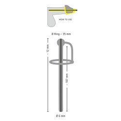 Piss Play med glans ring
