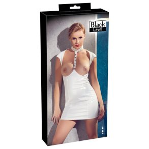 BLACK LEVEL vinyl dress