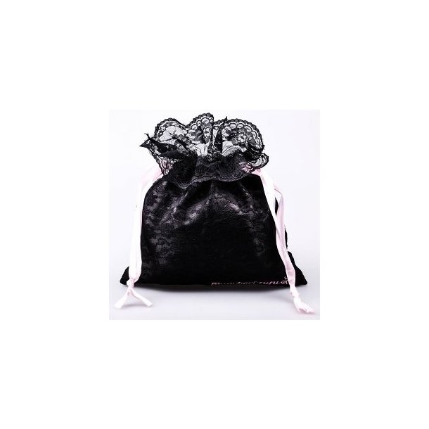 Opbevaringspose med blonder