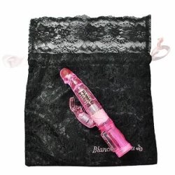 Opbevaringspose med blonder