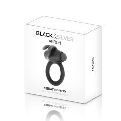 BLACK &amp; SILVER AGRON penisring