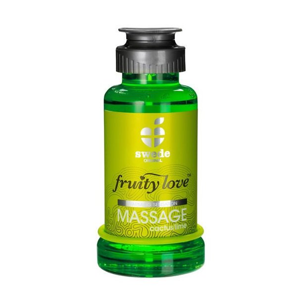 SWEDE FRUITY Love massageolie kaktus/lime