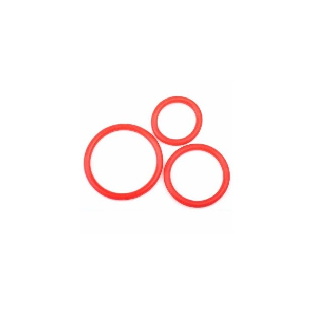 Silikone triple penisringe st
